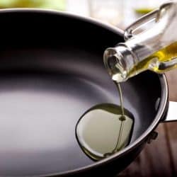 Olive oil poured on non-stick pan, Does Olive Oil Ruin Nonstick Pans?