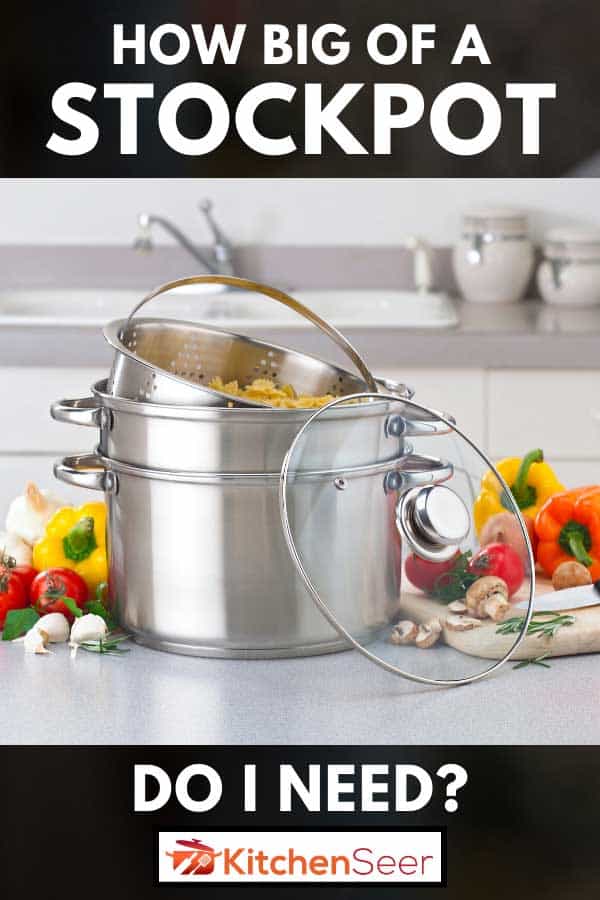 Stockpot multi-cooker with pasta, vegetable and spices, How Big of a Stockpot Do I Need?