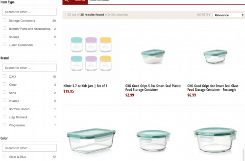 Food containers on Everything Kitchen's page.