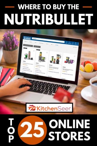 Person shopping online using a laptop, Where To Buy The NutriBullet [Top 25 Online Stores]