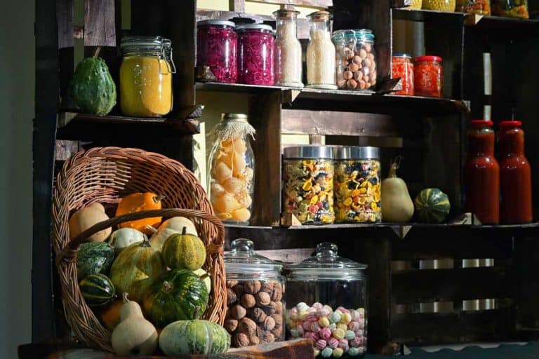 Fall pantry with jars with pickled vegetables, Does a Pantry Have to be in the Kitchen? [4 Alternative Locations Revealed]