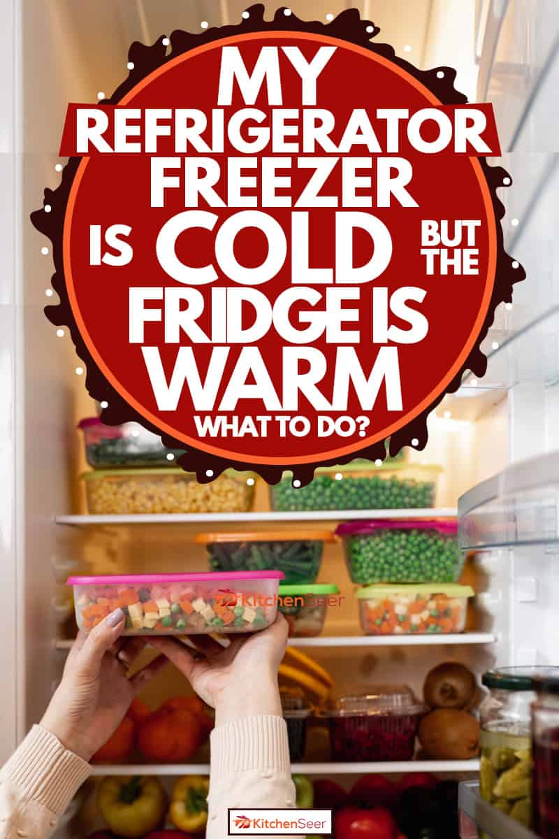 A woman putting in food inside her freezer, My Refrigerator Freezer Is Cold but the Fridge is Warm – What to Do?