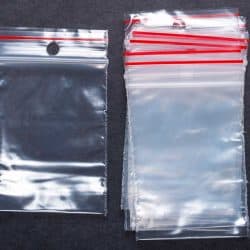 Set of polyethylene zip lock bags on black background, Can You Pour Boiling Water into a Ziploc Bag?