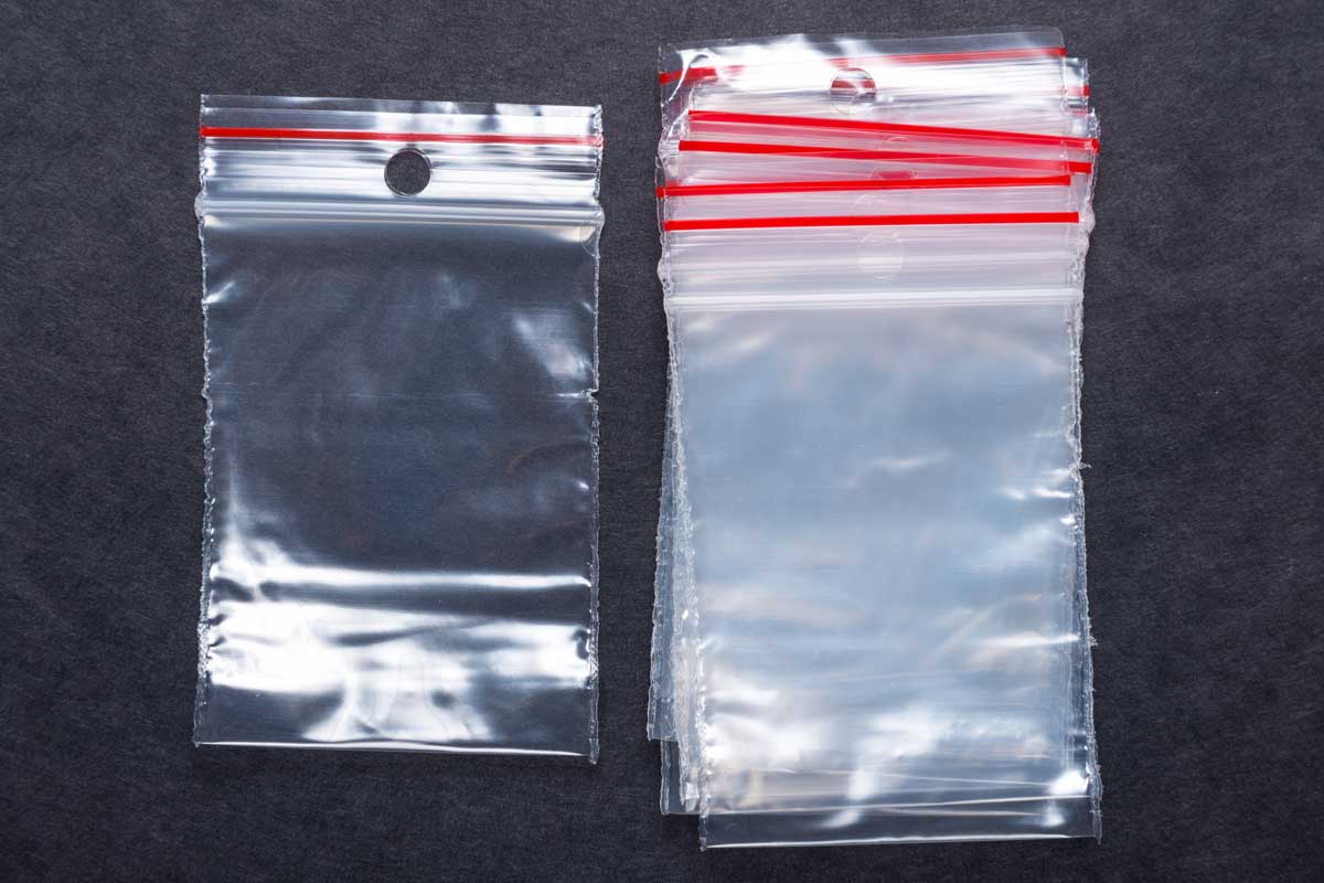 Set of polyethylene zip lock bags on black background, Can You Pour Boiling Water into a Ziploc Bag?