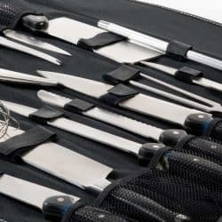 Professional Chef's knife set in black case, 7 Types of Chef Knives You Should Know
