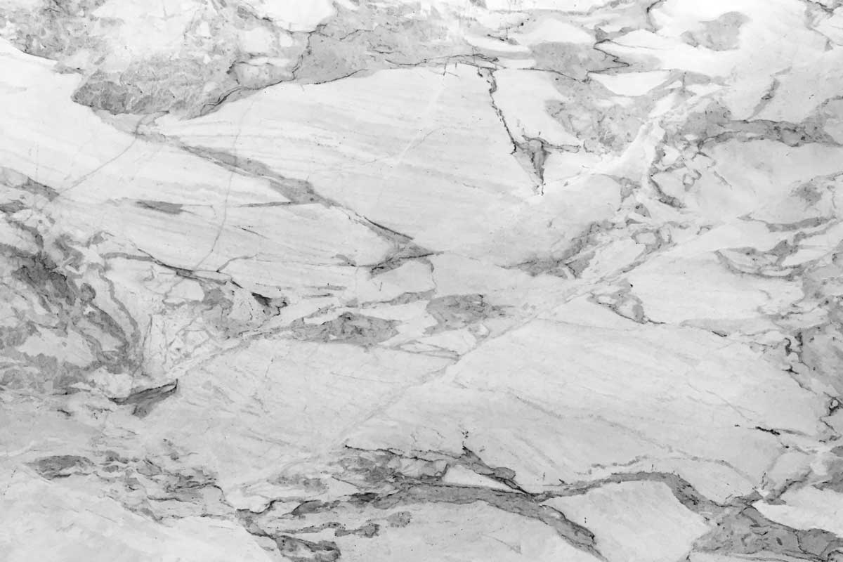 Honed marble texture with strong veining