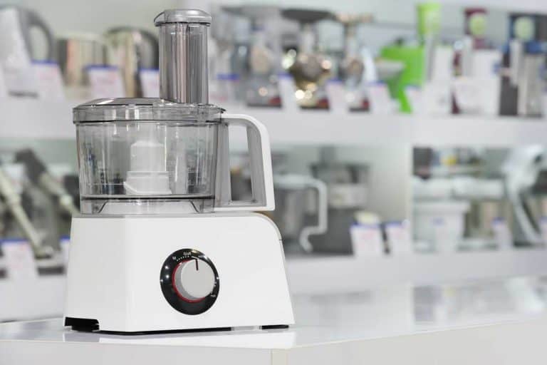 Single electric food processor in retail store, How to Store Food Processor Blades