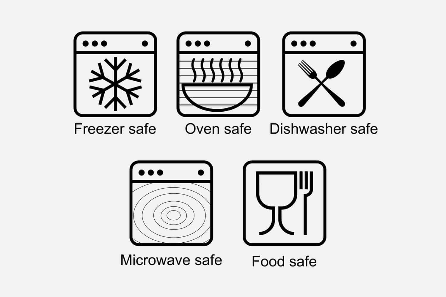 Properties of food contact materials in order to ensure the food safety