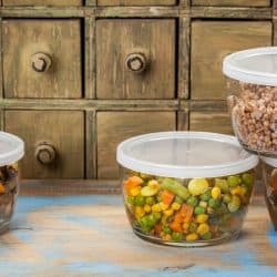 dinner leftovers (buckwheat kasha, vegetables, stir fry) in glass containers, Can You Freeze Food In A Glass Container?