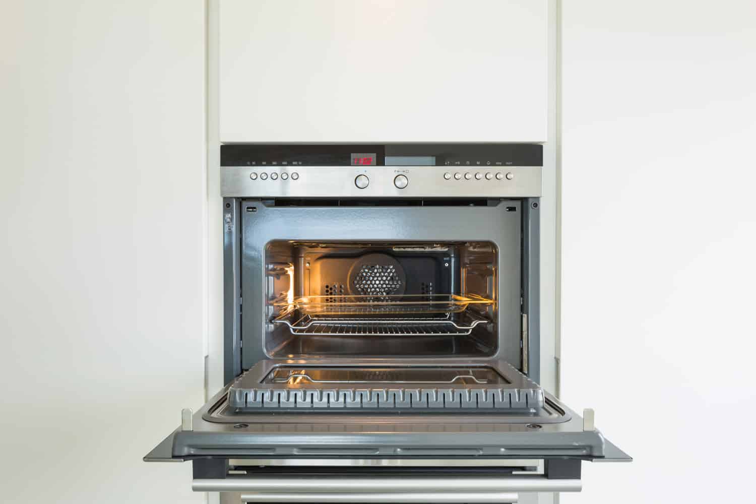 Detail of modern convection oven