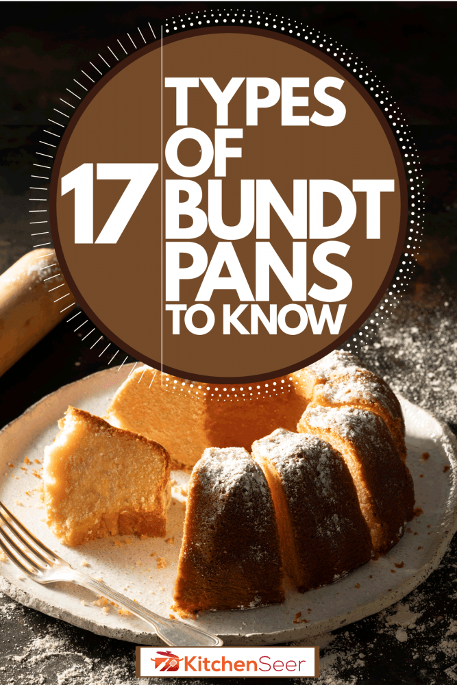 Sliced bundt cake placed on a wooden table, 17 Types Of Bundt Pans To Know