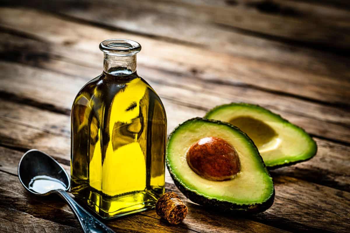 Up close photo of an avocado oil