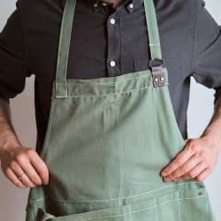 A man in a kitchen apron, When Should You Take Off Your Apron?
