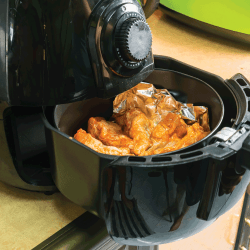 Chef's Grill BBQ Chicken Legs in oven air fryer. healthy cooking with oil