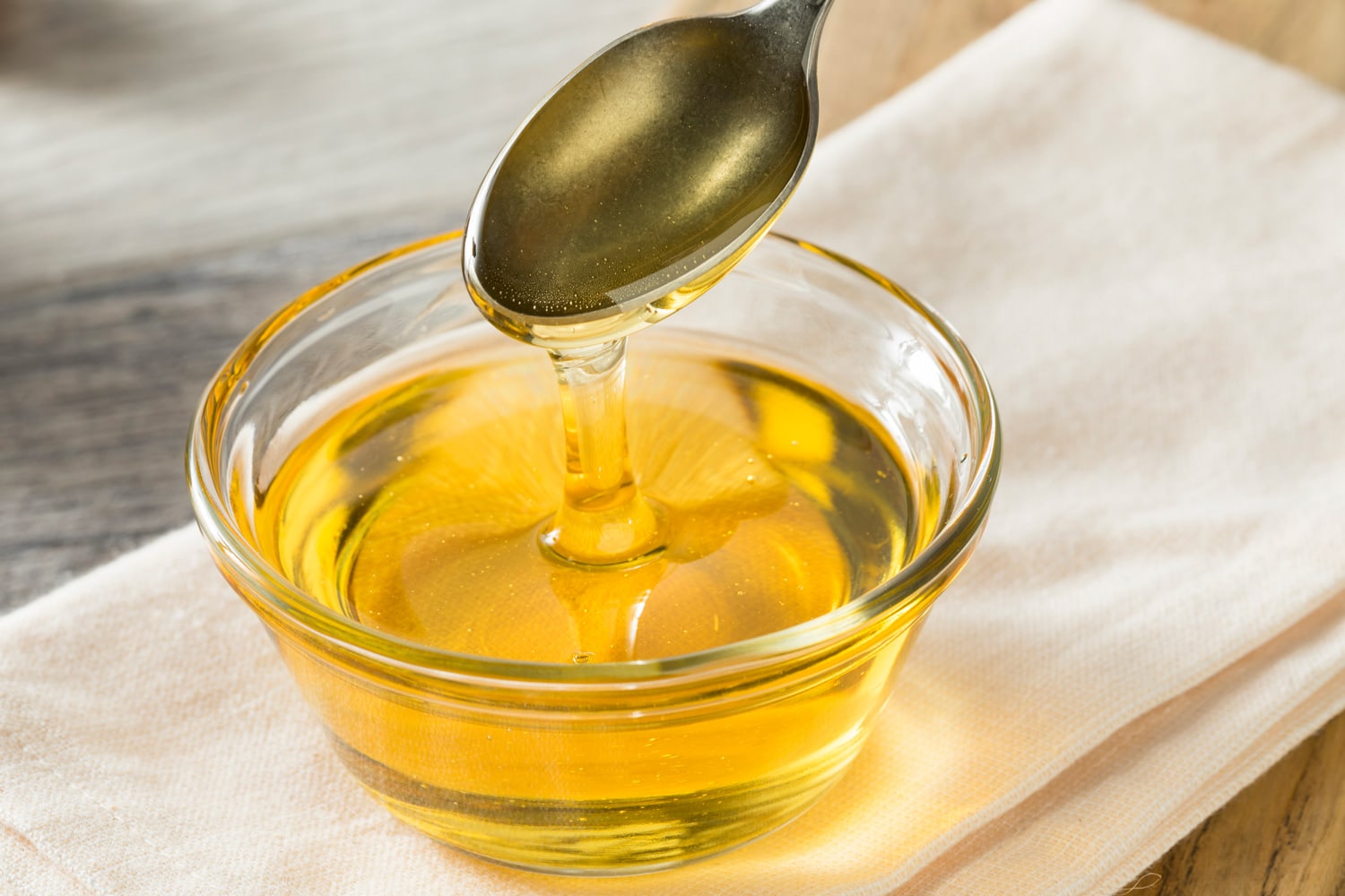 Raw Organic Sweet Light Agave Syrup in a Bowl