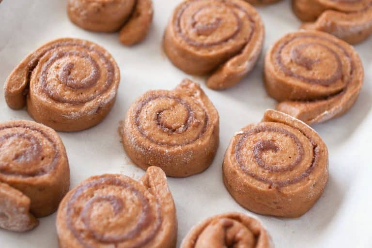 Cinnamon Rolls in wax paper, Why Didn't My Cinnamon Rolls Rise [And How To Fix It]