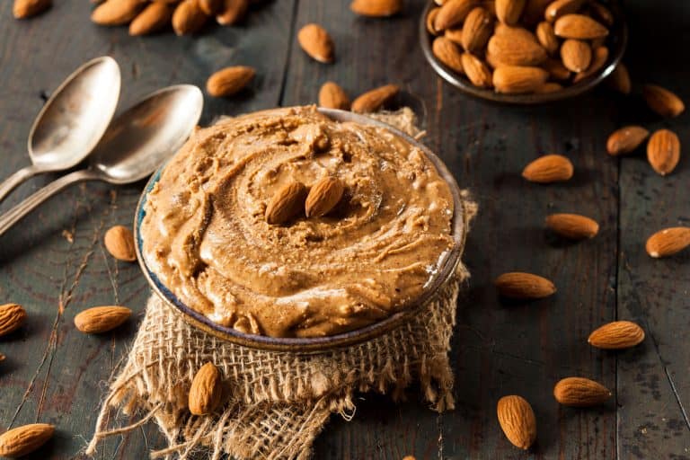 Raw Organic Almond Butter on a Background, Can You Bake With Almond Butter?