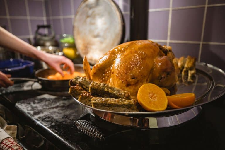 Roasting a turkey with oranges and other breads on the side, What Can I Use Instead Of A Turkey Baster?