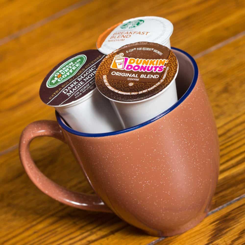 Single serving coffee k-cups