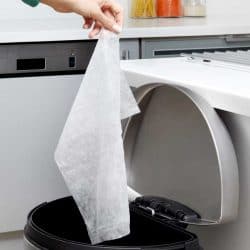 Garbage can in the kitchen, How To Keep Your Kitchen Trash Can From Sliding On The Floor