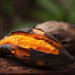Oven baked sweet potatoes cooled outside, How Long To Bake Sweet Potatoes - All You Need To Know For The Perfect Potato!