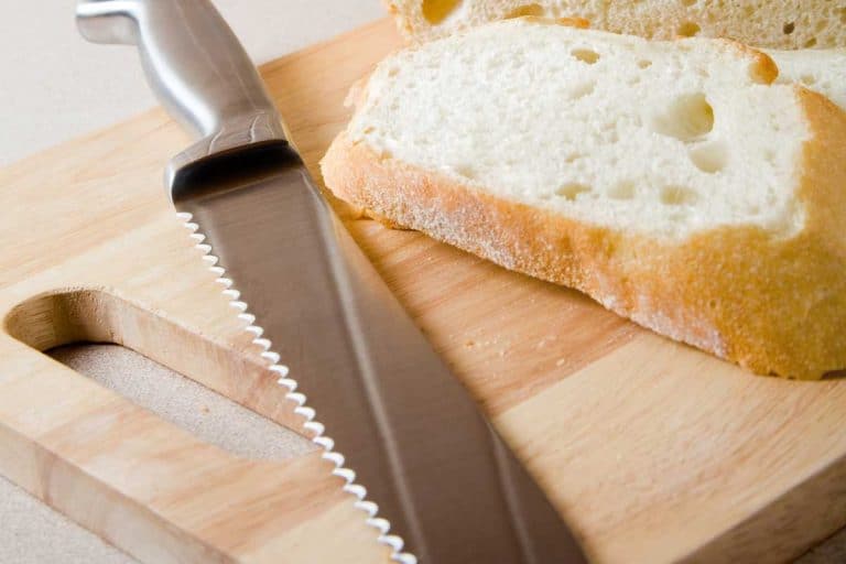 A bread and bread knife on cutting board, How Long Should A Bread Knife Be?