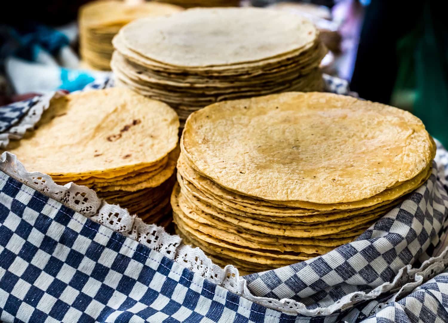 Handmade Tortillas on the market for sale