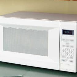 Microwave on a kitchen counter, How Often Should You Replace Your Microwave?