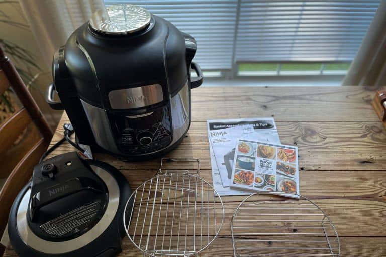 A Ninja Foodi Deluxe cooker on the table, Ninja Foodi Deluxe Product Review