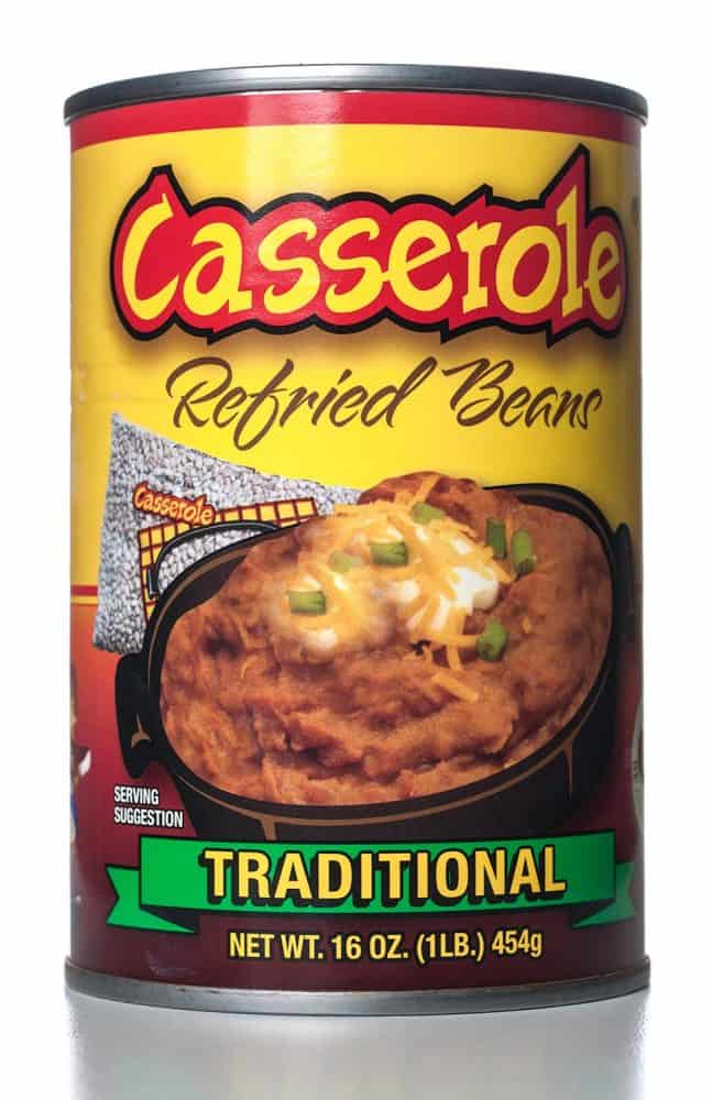 Casserole refried beans traditional 16 OZ can