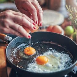 Frying egg in a cooking pan, Does Frying An Egg Add Calories?