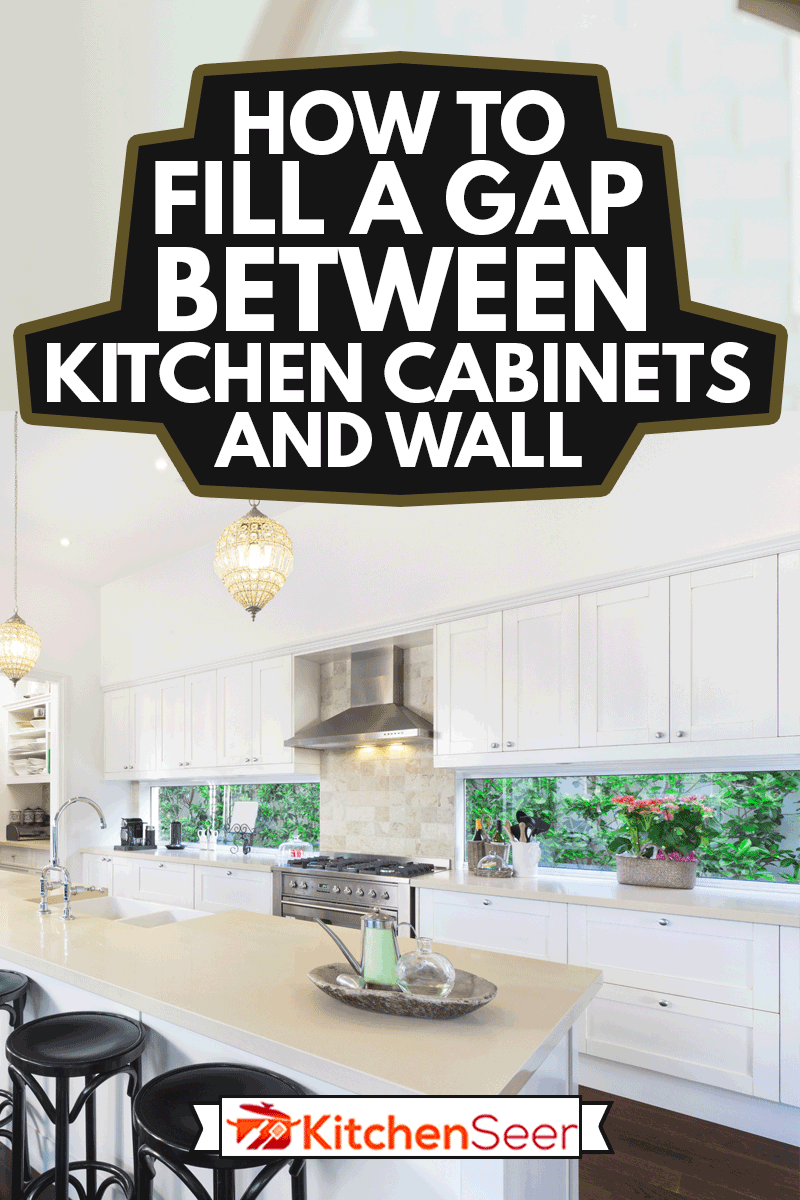 Gap Between Kitchen Cabinets And Wall, How To Fill Gaps Between Kitchen Cabinets