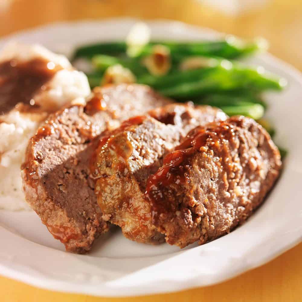 Meatloaf with gravy