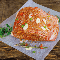 Raw veal ribs with spices on parchment paper. Can You Use Aluminum Foil Or Parchment Paper In Cuisinart Air Fryer
