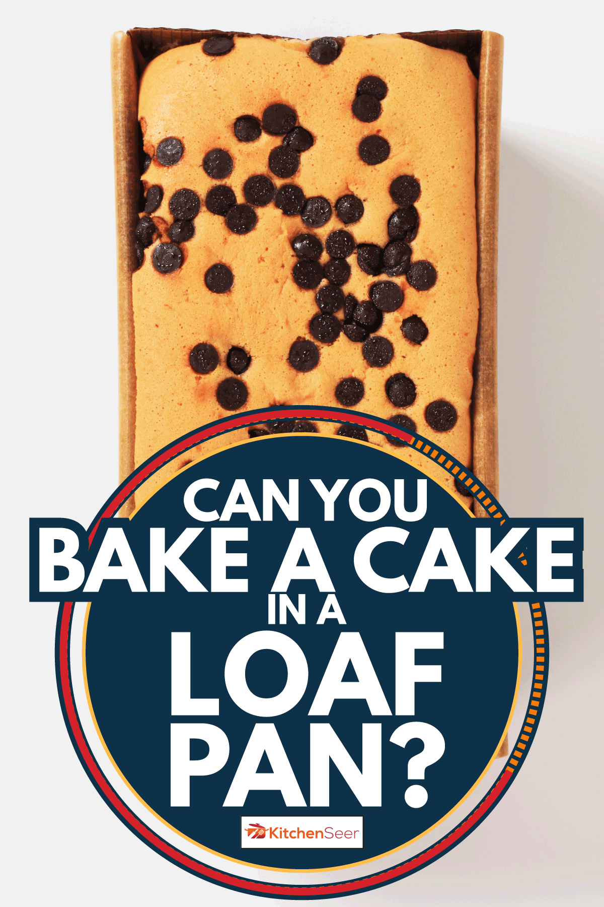 Sponge cake with chocolate chips in it's mold. Can You Bake A Cake In A Loaf Pan