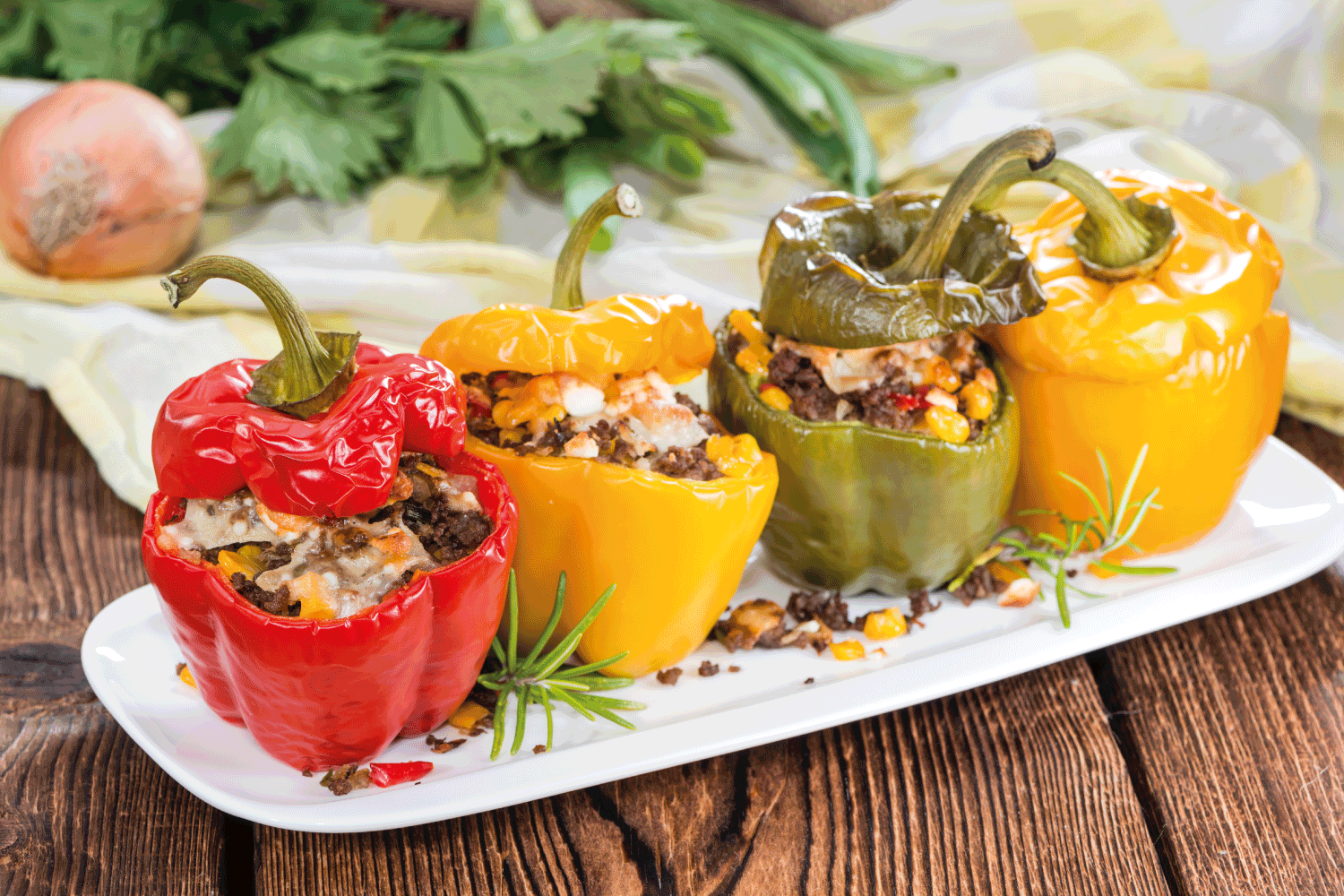 Stuffed Peppers with minced meat