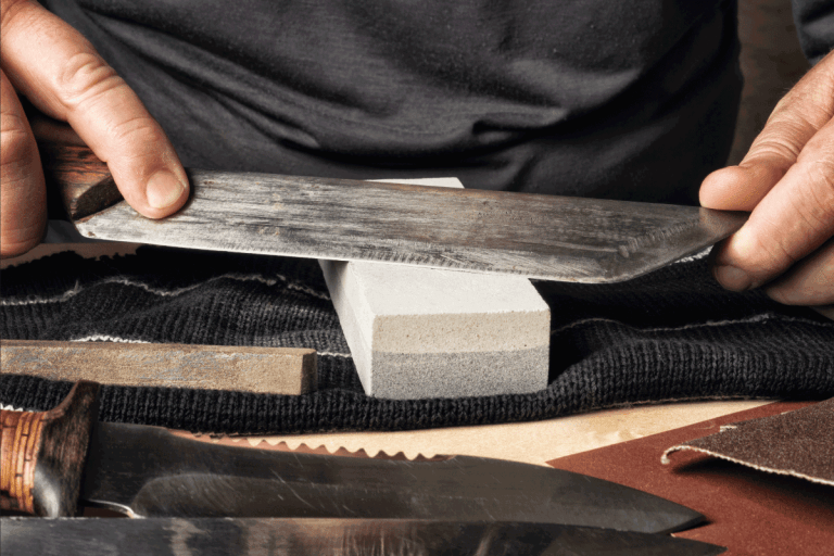 Whetstone which sharpen the knife. How To Use A Wusthof Knife Sharpener - 5 Steps To Follow
