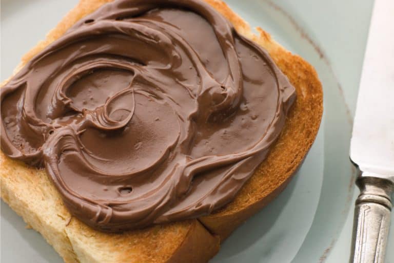 Slice of Toasted brioche with Chocolate Spread. 11 Best Alternatives For Nutella [Plus 2 Homemade Options!]