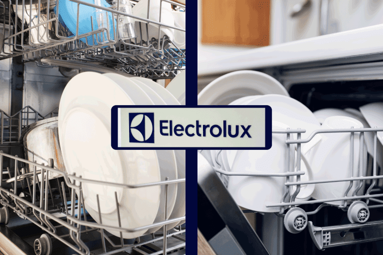 A collage photo of electrolux dishwashers, How To Reset An Electrolux Dishwasher