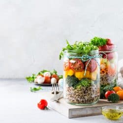 A mason jar filled with different kinds of fruits, Are Mason Jars Oven-Safe?