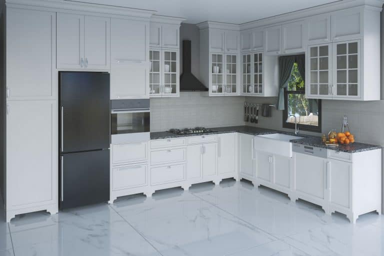Modern kitchen interior with refrigerator, Why Is My Bosch Refrigerator Beeping?