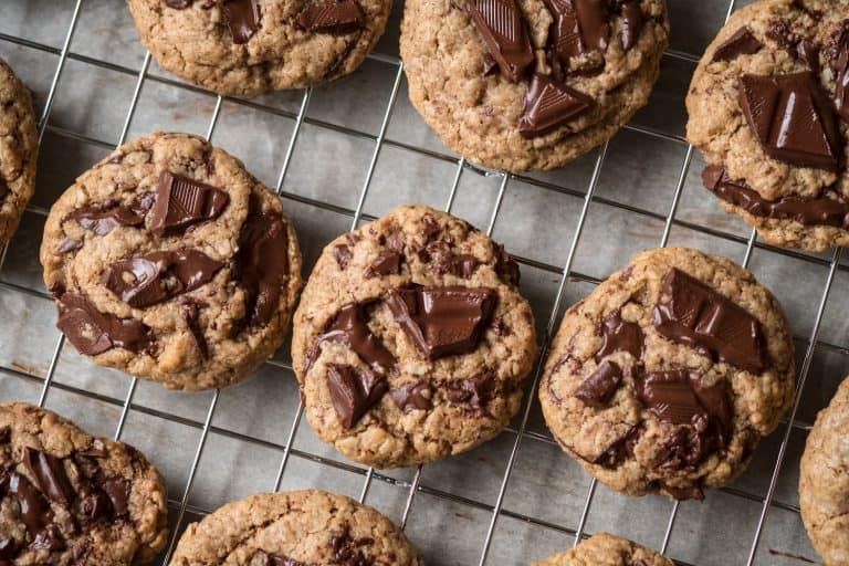 Newly baked delicious chocolate chip cookies, Should You Flatten Cookies Before Baking?
