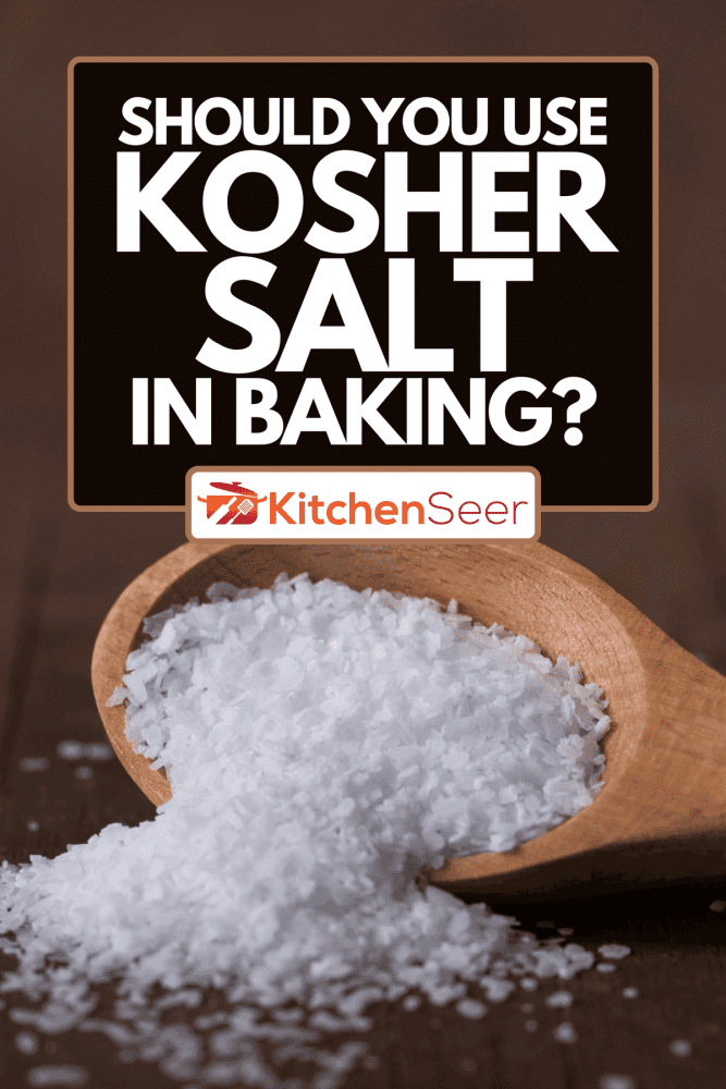 A kosher salt spilled from a spice jar, Should You Use Kosher Salt In Baking?