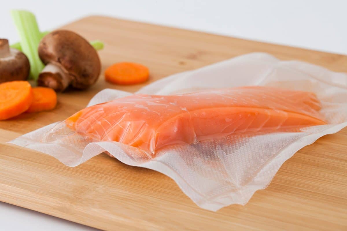 Vacuum Sealed Fresh Salmon Fillet,Vegetables,Healthy Food