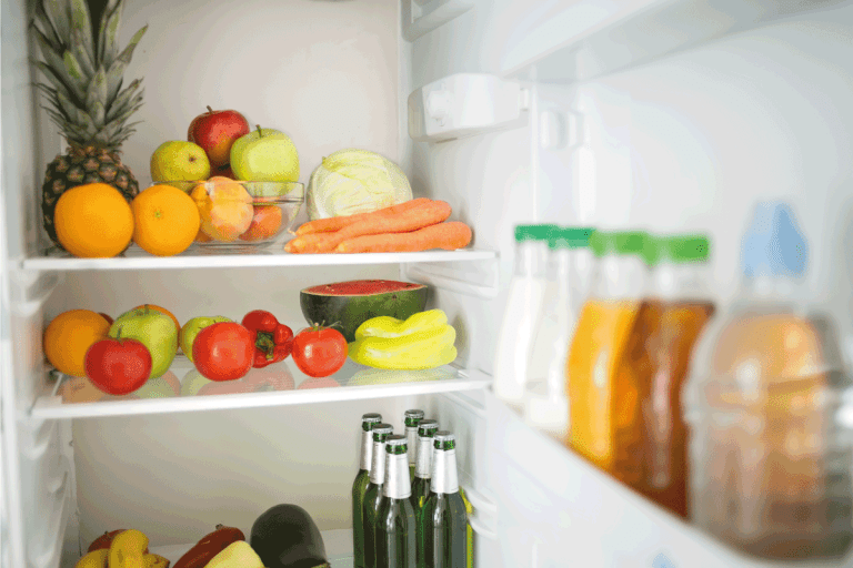Full refrigerator with fruit and vegetables. Danby Refrigerator Not Getting Cold—What Could Be Wrong