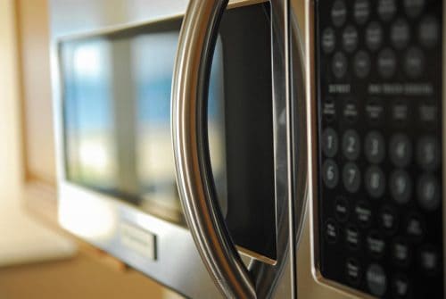 Photo of a microwave