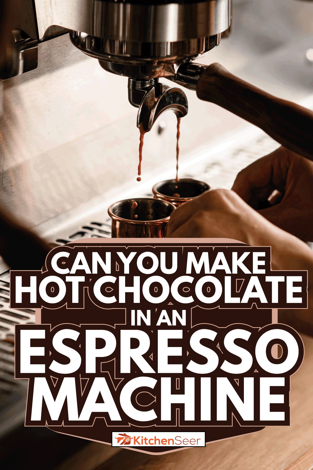 coffee machine pouring espresso into cup. Barista preparing deliciouse fresh hot coffee. Can You Make Hot Chocolate In An Espresso Machine