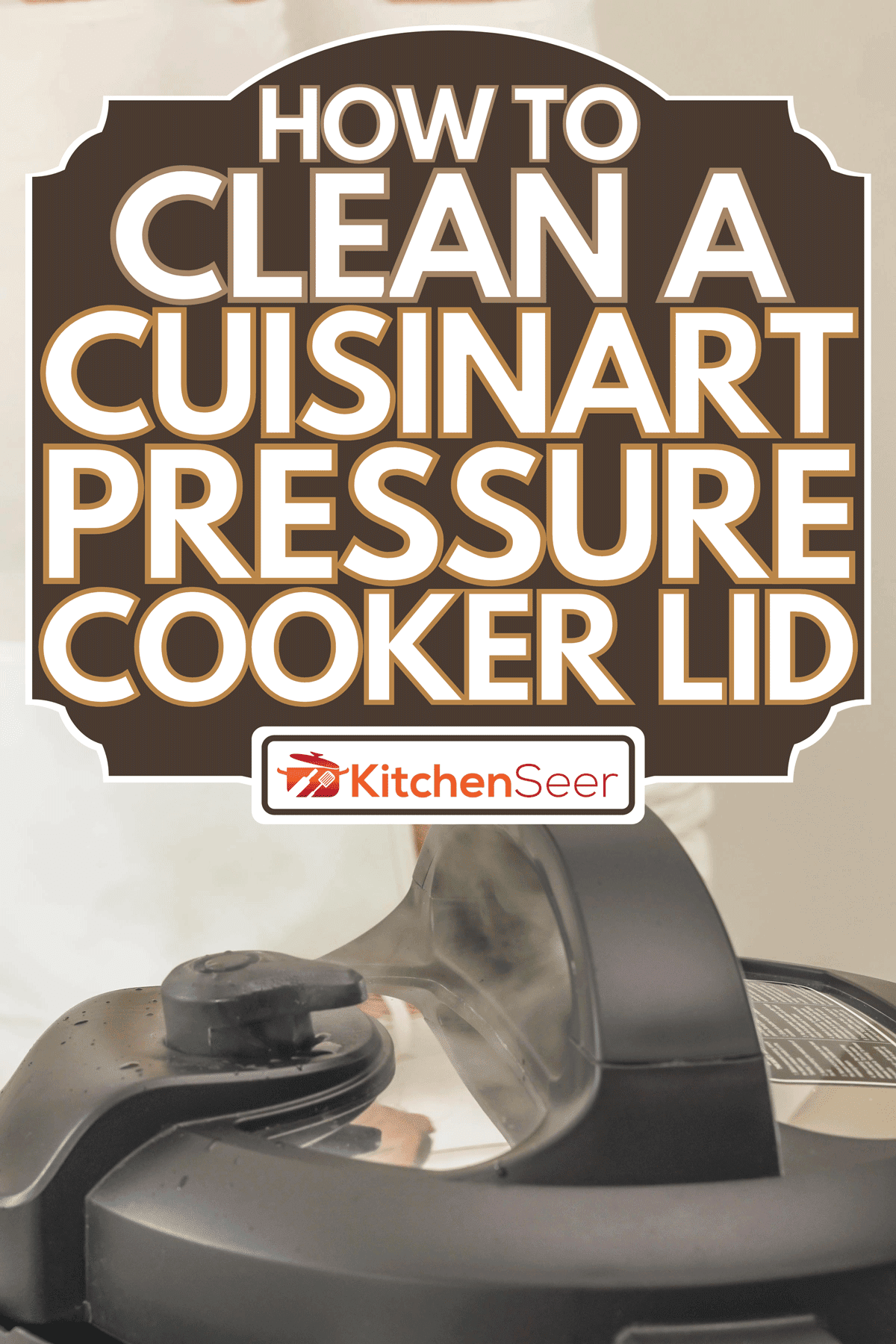 A modern electric multi cooker, How To Clean A Cuisinart Pressure Cooker Lid