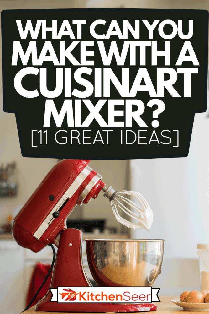 red stand mixer mixing cream, What Can You Make With A Cuisinart Mixer? [11 Great Ideas]