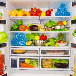 Full open fridge with lots of vegetables, Does Food Dry Out When Left Uncovered In The Fridge?